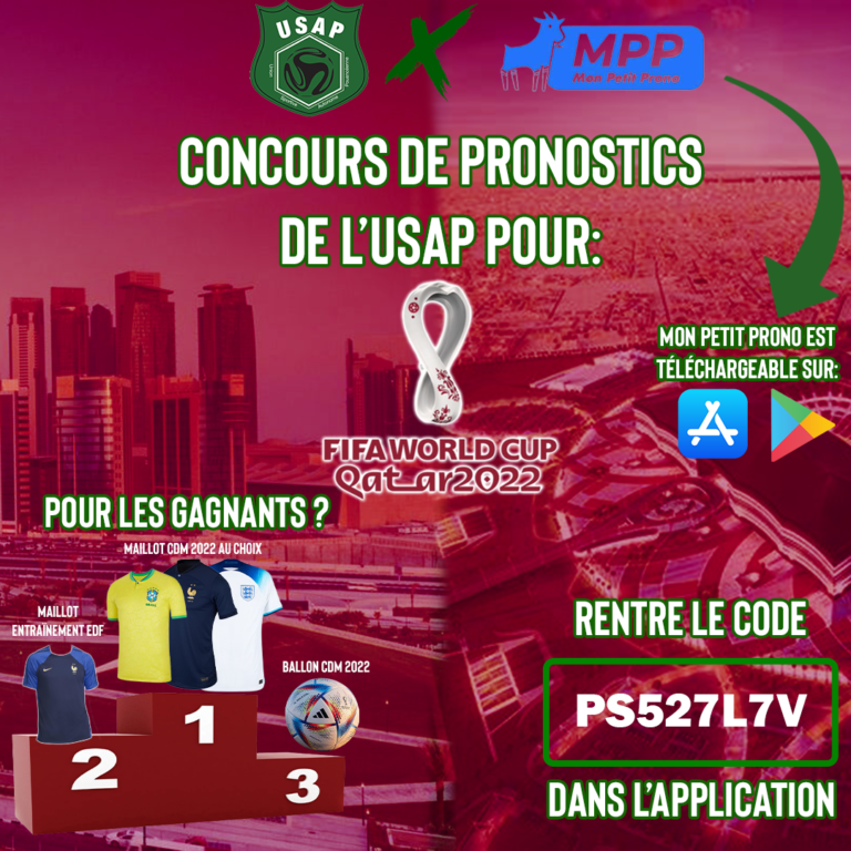 Concours De Pronostics De L USAP Pour La Coupe Du Monde 2022 USAP POUANCE